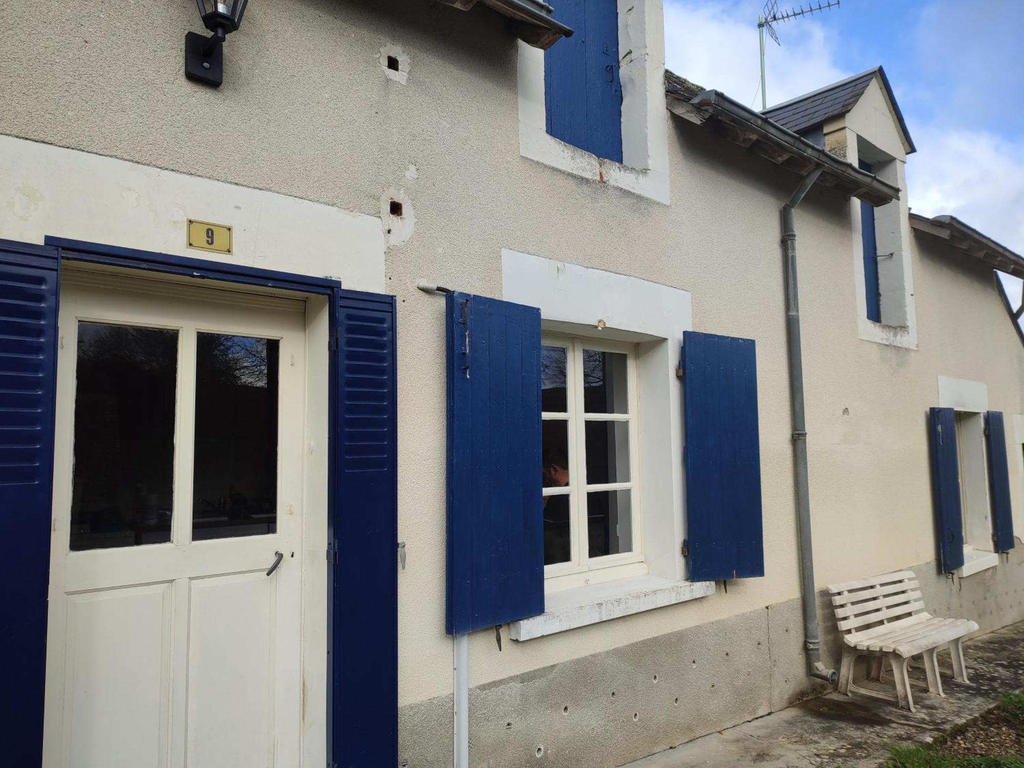 Maison Plain Pied, 2 Chambres, Longere Typique , Fraiche, Dans Bourg Avec Tous Commerces Luçay-le-Mâle 外观 照片