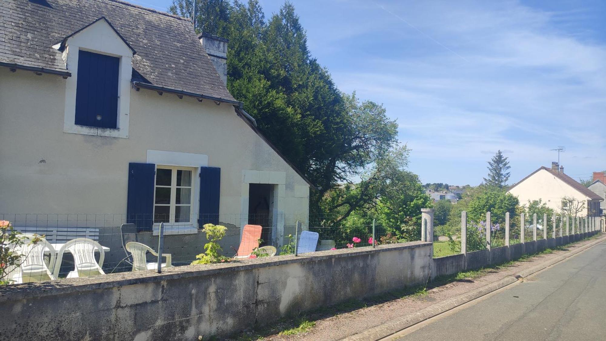 Maison Plain Pied, 2 Chambres, Longere Typique , Fraiche, Dans Bourg Avec Tous Commerces Luçay-le-Mâle 外观 照片